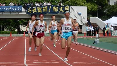 都大会1500mでの打越選手